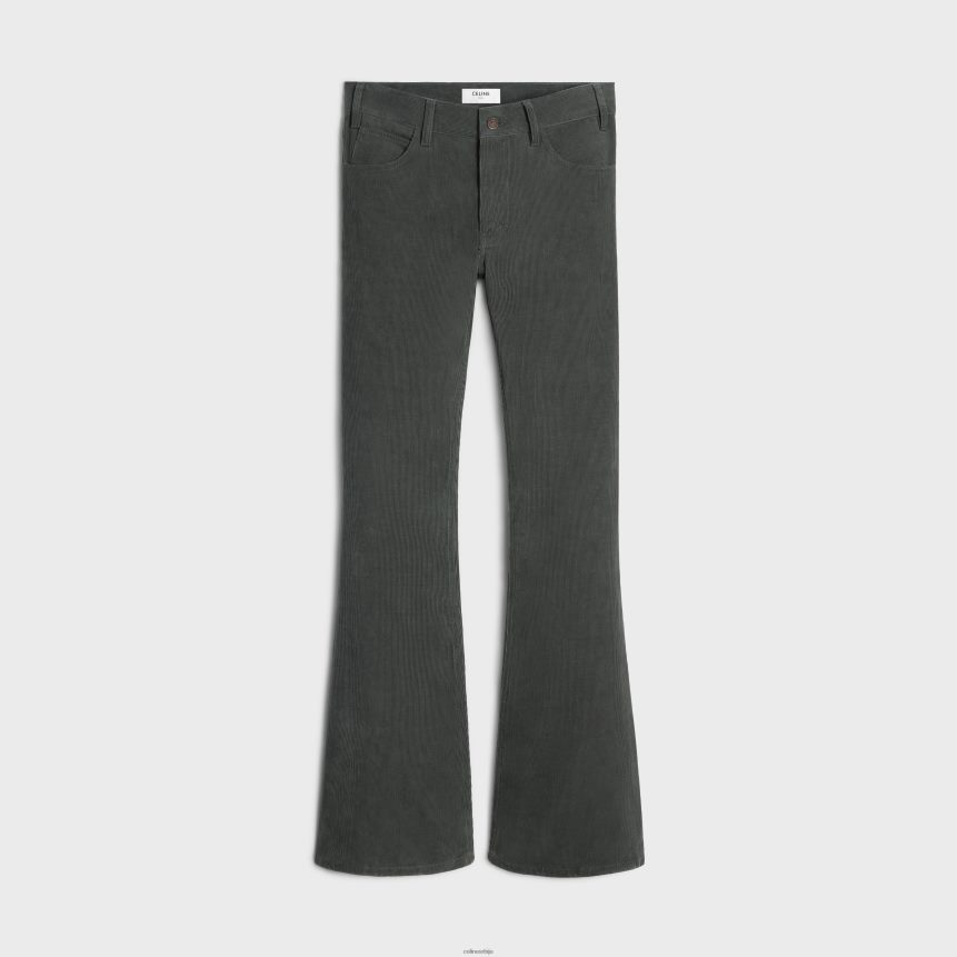 марцо фармерке од сумота остарели сумот за испирање CELINE Z2BBHT644 Одећа Жене