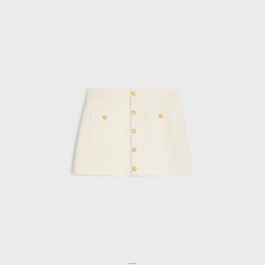 трапез мини сукња од твида цраие CELINE Z2BBHT821 Одећа Жене