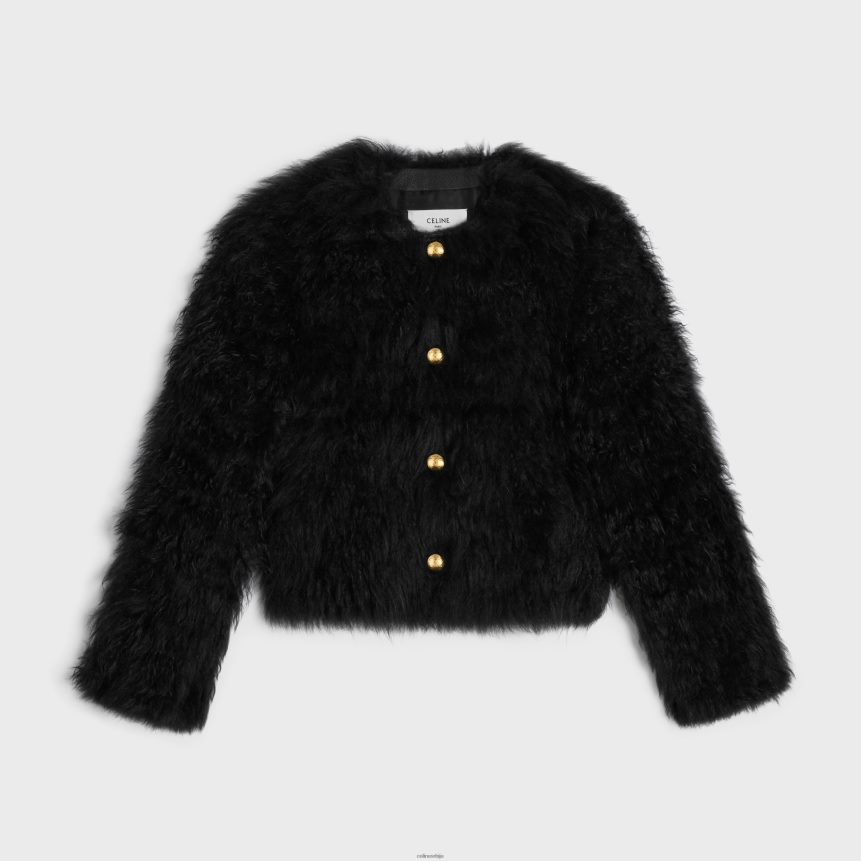 везени кардиган од козјег кашмира црн CELINE Z2BBHT620 Одећа Жене