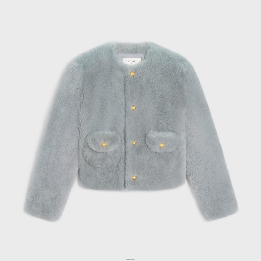кардиган од козјег кашмира светло сива CELINE Z2BBHT621 Одећа Жене