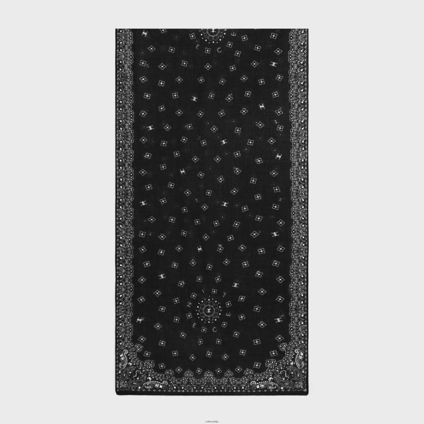 украо у кашмир муслину црн CELINE Z2BBHT1198 Прибор Жене