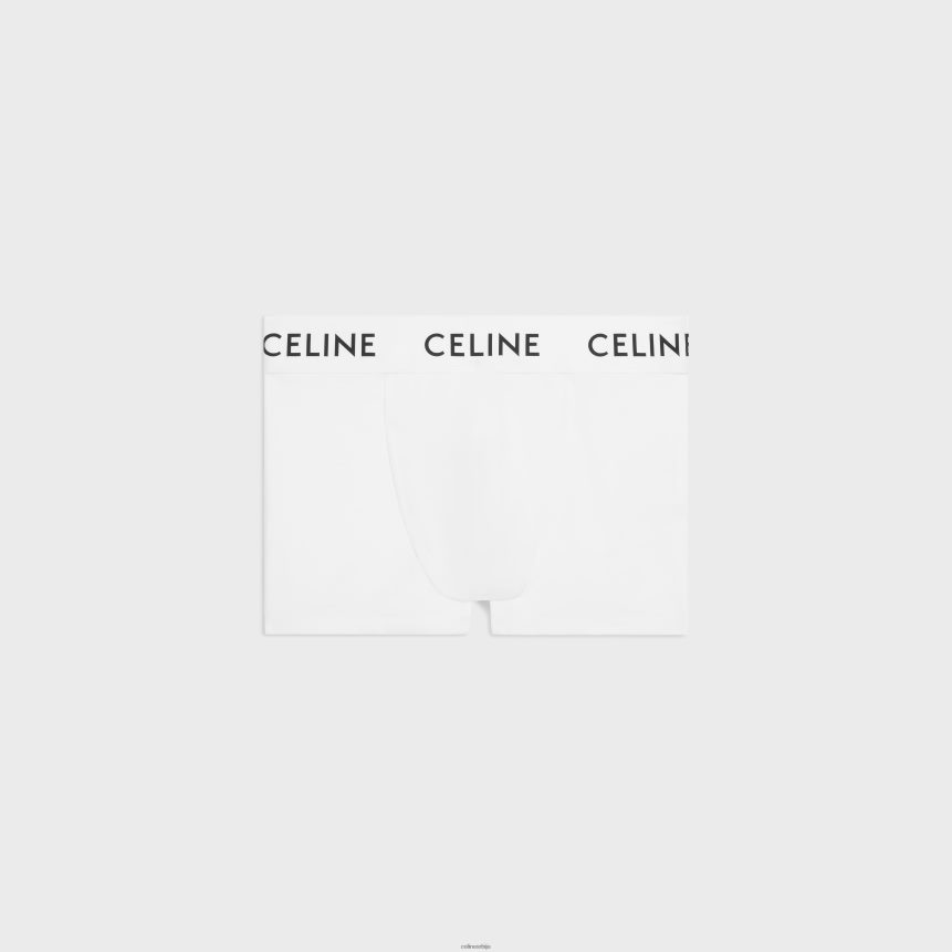 боксерице у памучном дресу бео CELINE Z2BBHT2273 Прибор мушкарци