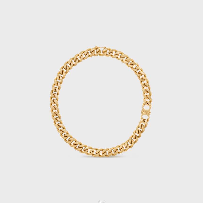 триомпхе гурманска огрлица од месинга са завршном обрадом злато CELINE Z2BBHT1310 Прибор Жене