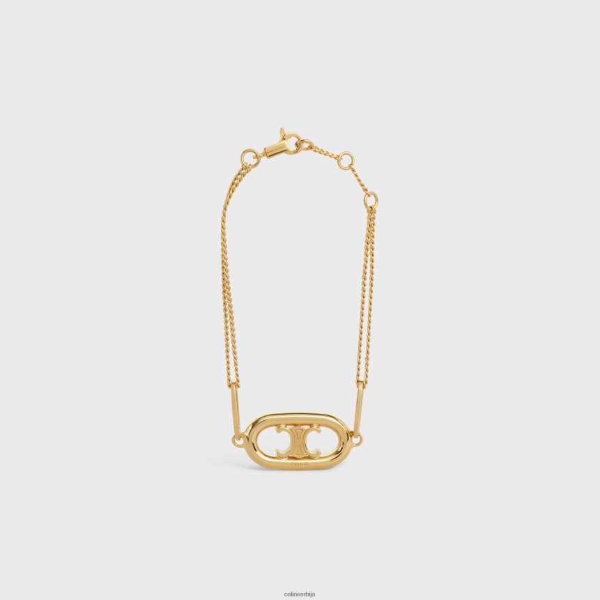 триомпхе наруквица од месинга са завршном обрадом злато CELINE Z2BBHT1316 Прибор Жене