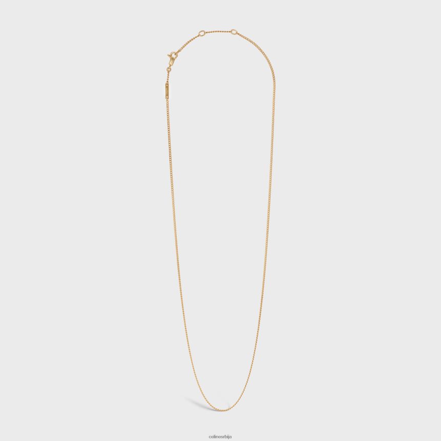 одвојиви кратки ланац од месинга са завршном обрадом злато CELINE Z2BBHT1359 Прибор Жене