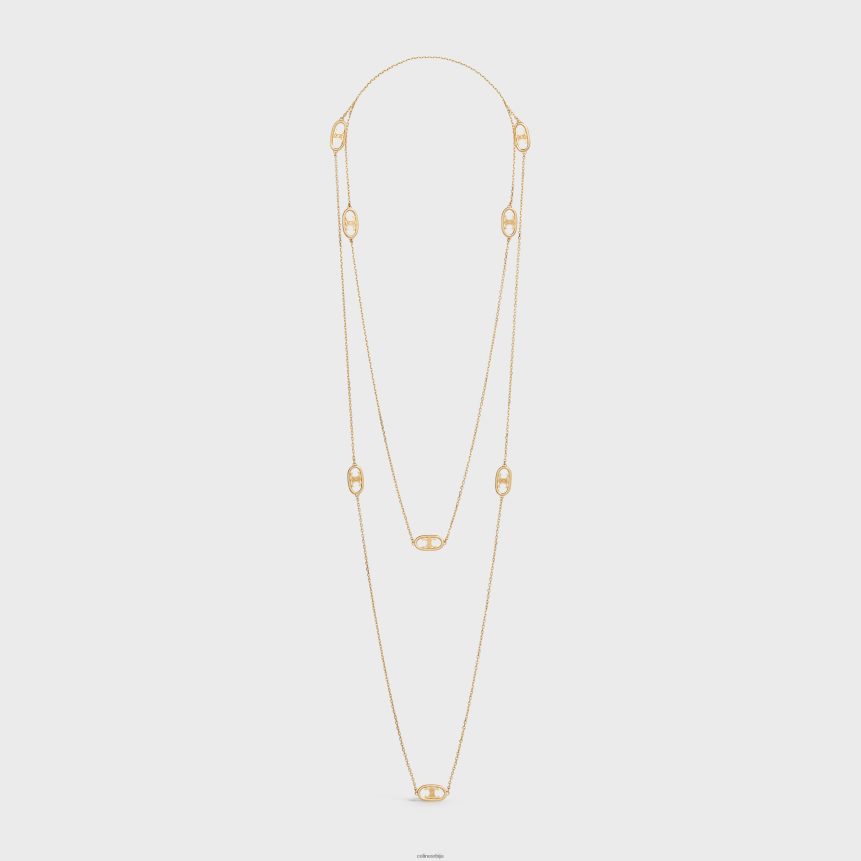 маиллон триомпхе саутоир ин жуто злато CELINE Z2BBHT1388 Прибор Жене