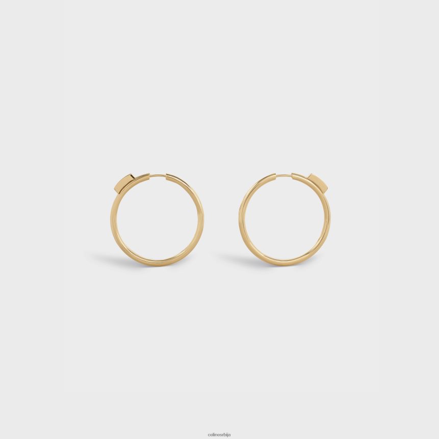 системе великих обруча у дијамантима жуто злато и бело CELINE Z2BBHT1424 Прибор Жене