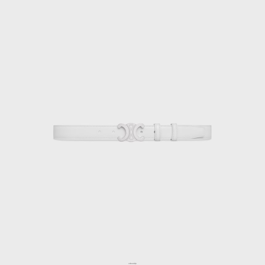 средњи тријумф појас од таурилон коже бланц де бланц CELINE Z2BBHT1018 Прибор Жене