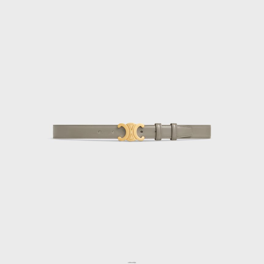 средњи тријумф појас од таурилон коже шљунак CELINE Z2BBHT1066 Прибор Жене