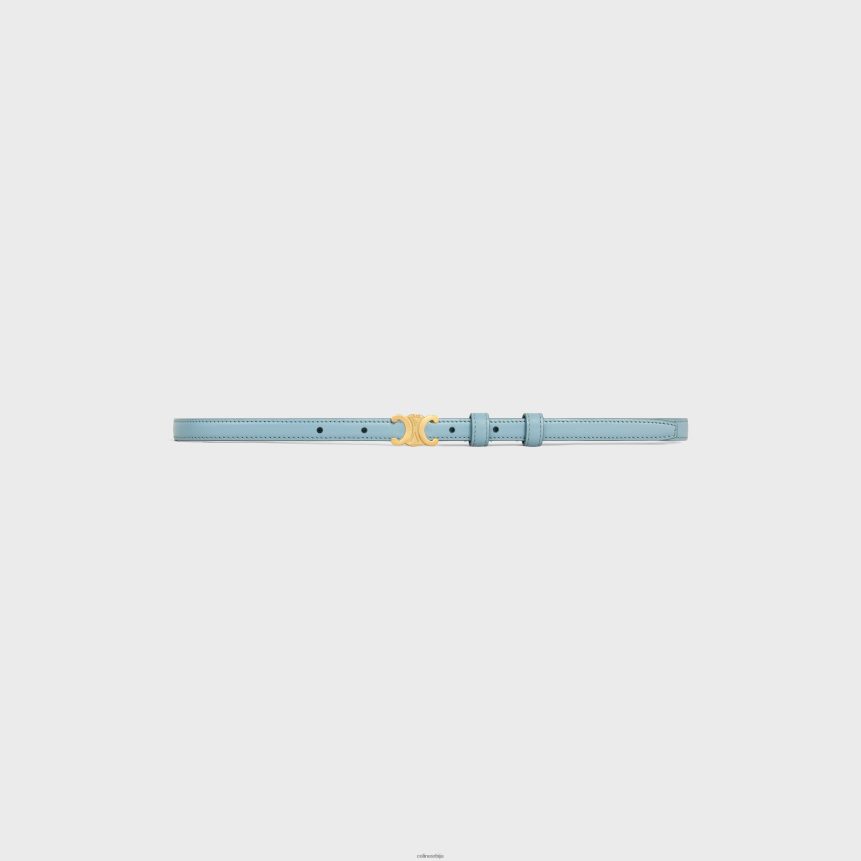 Теен Триомпхе каиш од таурилон коже калифорнијска плава CELINE Z2BBHT1082 Прибор Жене