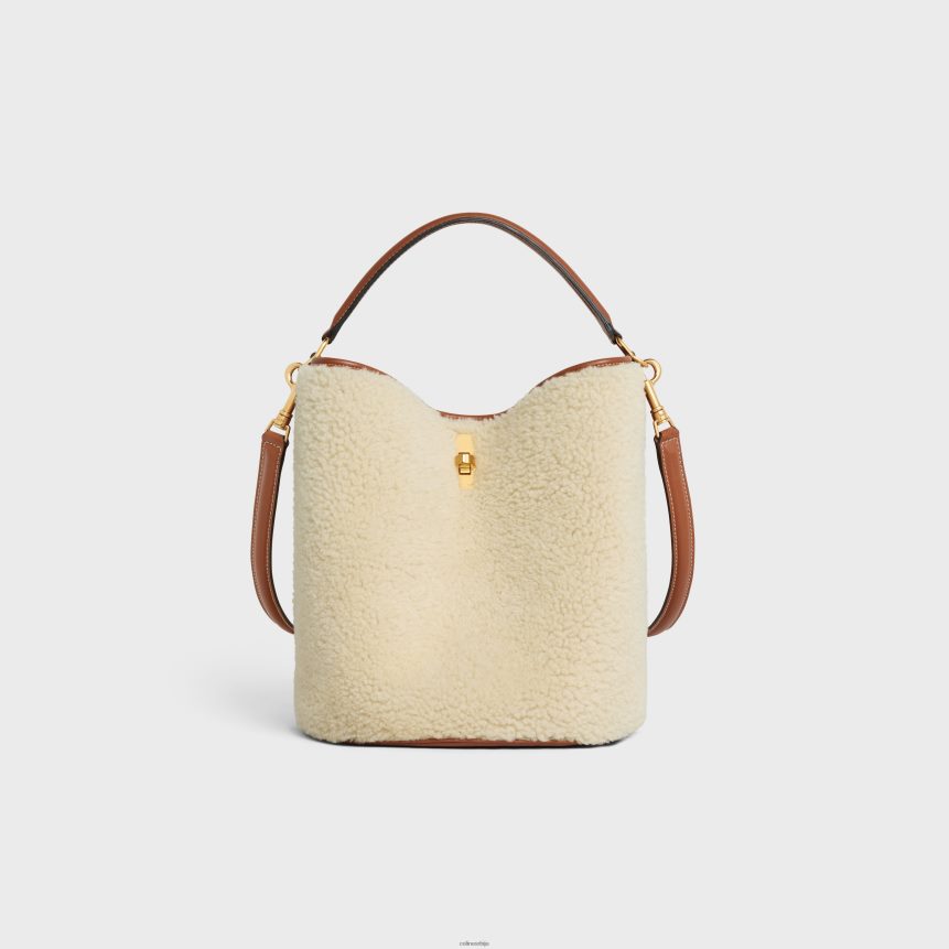 канта 16 врећа у стригама природан/тан CELINE Z2BBHT147 Прибор Жене