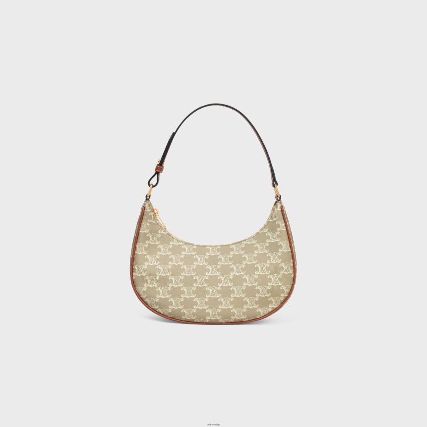 ава торба од триомпхе платна и телеће коже греге CELINE Z2BBHT159 Прибор Жене