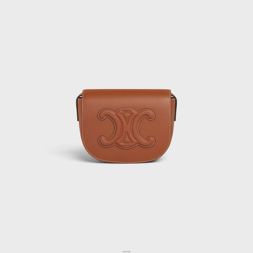 фолцо цуир триомпхе у глаткој телећој кожи тан CELINE Z2BBHT210 Прибор Жене