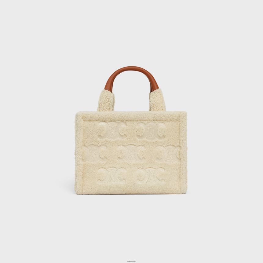 мали цабас тхаис од стриже са тријумфалним везовима природан/тан CELINE Z2BBHT252 Прибор Жене