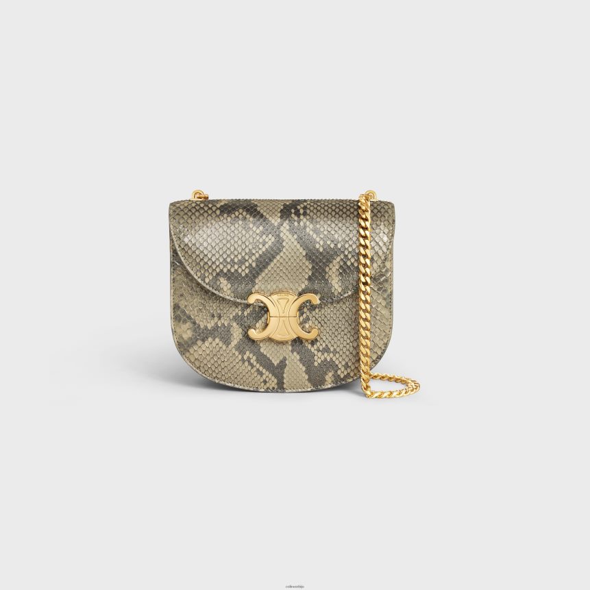 ланац бесаце цлеа у бисерном питону природним CELINE Z2BBHT37 Прибор Жене