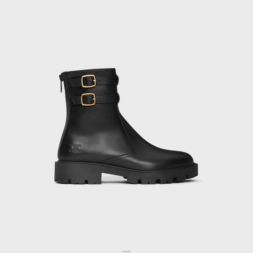 маргарет чизме са двоструком копчом од телеће коже црн CELINE Z2BBHT952 обућа Жене