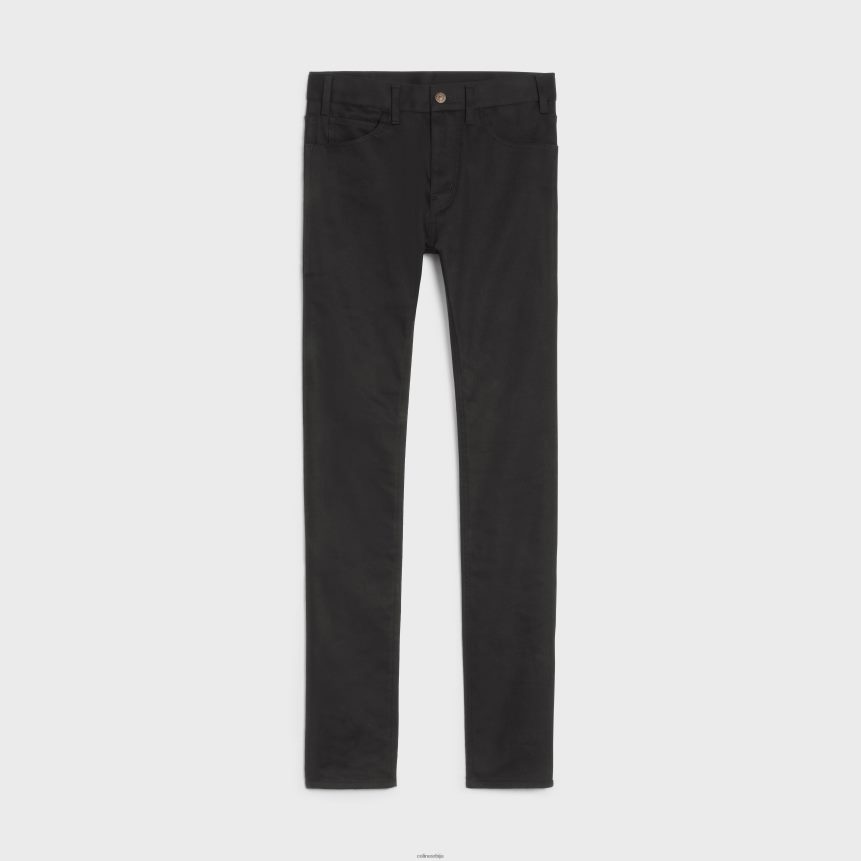 уске фармерке од тексаса винтаге чиста црна CELINE Z2BBHT2000 Одећа мушкарци