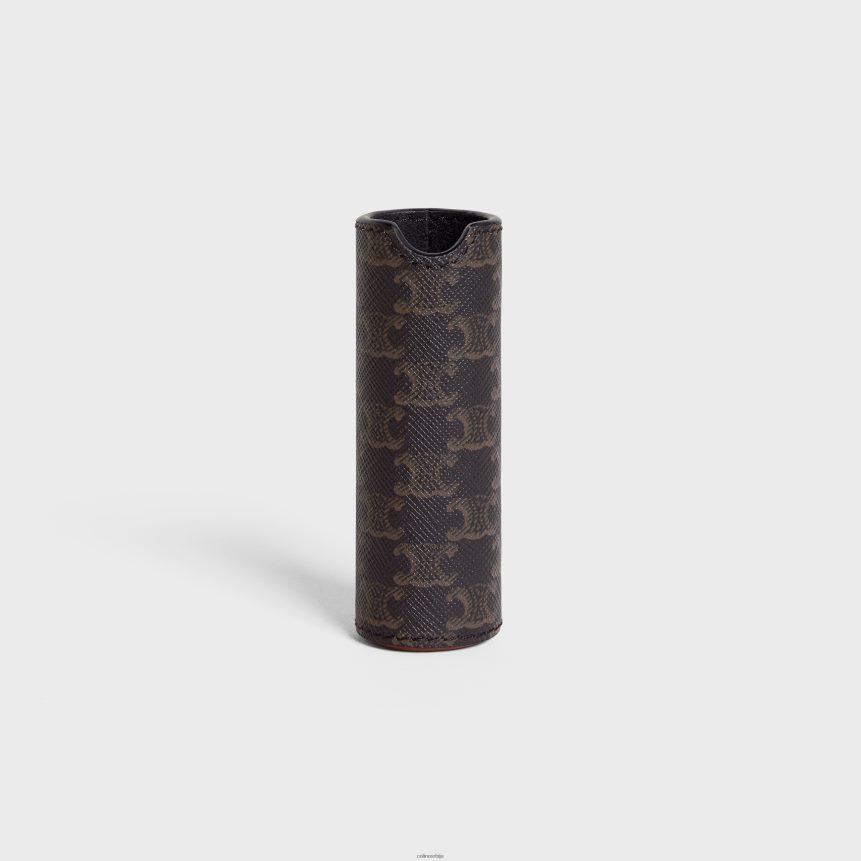 путна торбица за спреј од триомпхе платна и телеће коже црн CELINE Z2BBHT1454 Прибор мушкарци