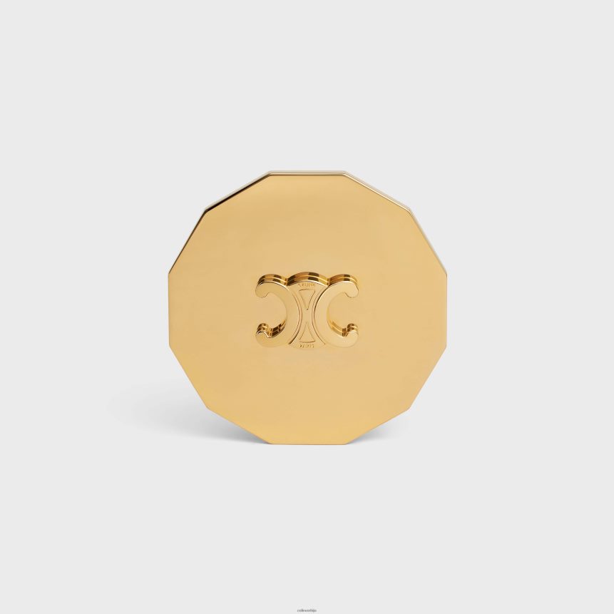 Поклопац тријумфа свеће од челика злато CELINE Z2BBHT1516 Прибор мушкарци