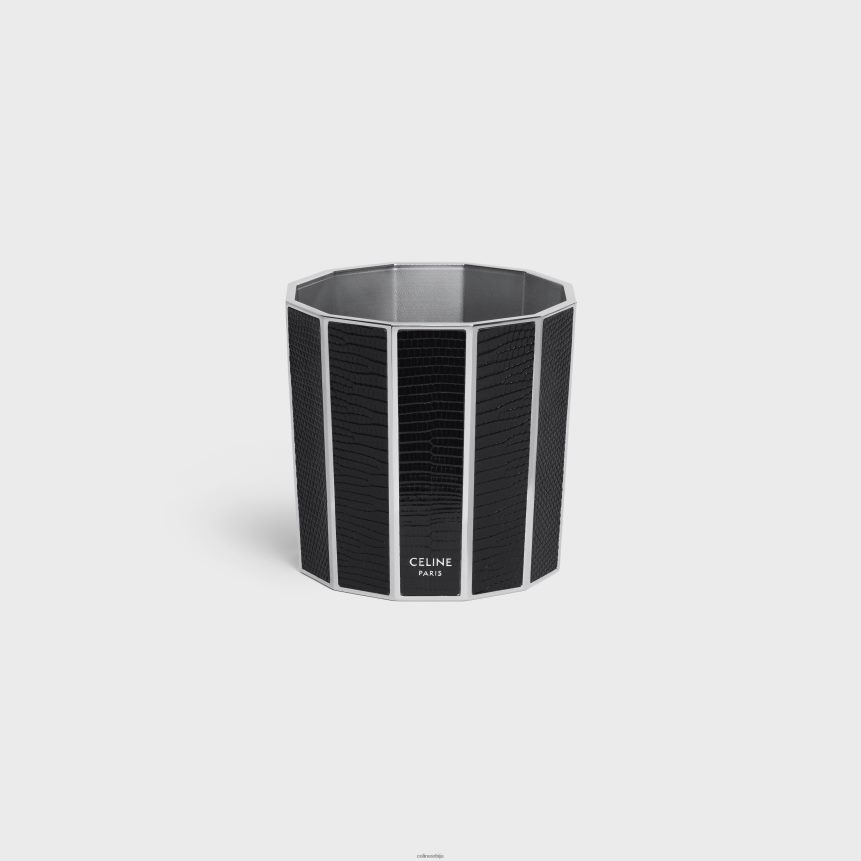 свећњак од челика и гуштера црн CELINE Z2BBHT1519 Прибор мушкарци
