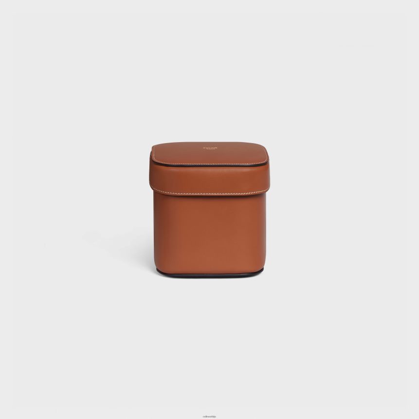 мала кутија од сјајне телеће коже тан CELINE Z2BBHT1534 Прибор мушкарци