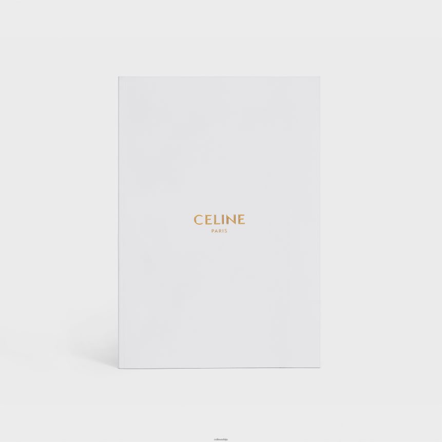велика свеска на папиру бео CELINE Z2BBHT1642 Прибор мушкарци