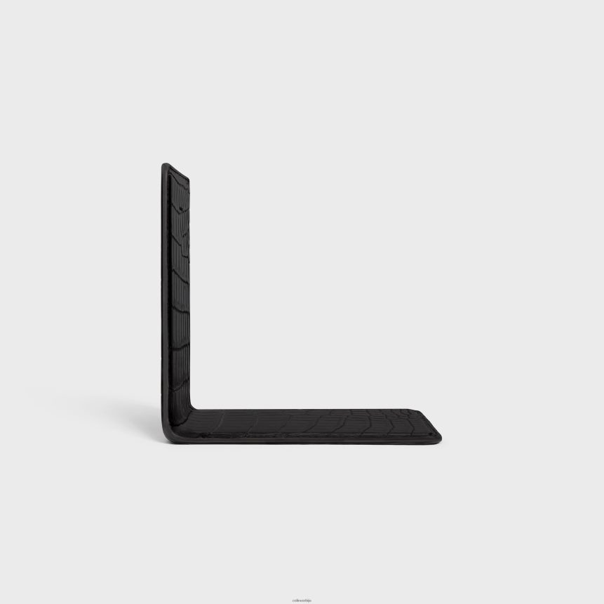 држач за књиге у крокодилу црн CELINE Z2BBHT1655 Прибор мушкарци