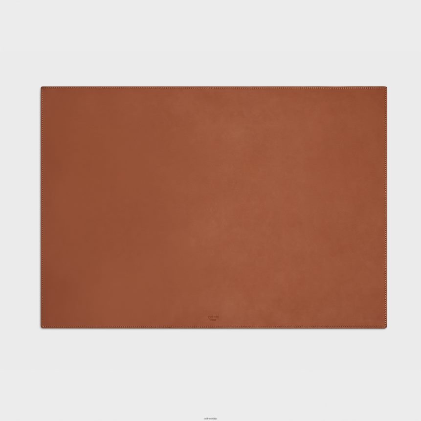 подлога за сто од природне телеће коже тан CELINE Z2BBHT1657 Прибор мушкарци