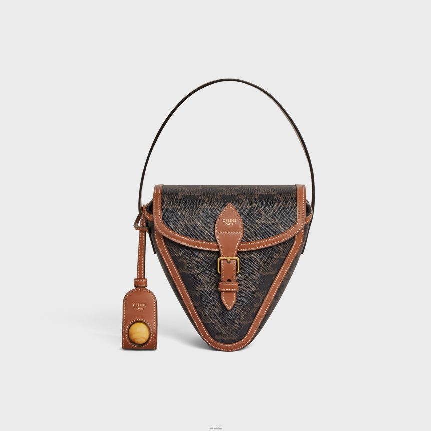 петанкуе игра од триомпхе платна и телеће коже тан CELINE Z2BBHT1684 Прибор мушкарци