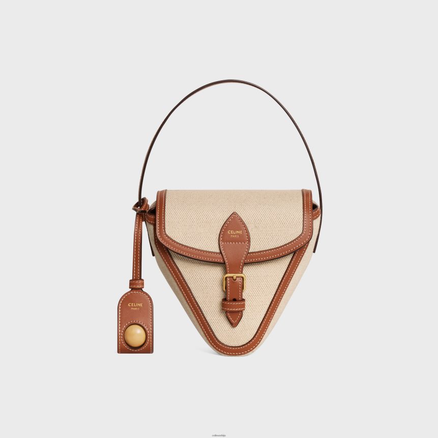 петанкуе игра од текстила и телеће коже природан/тан CELINE Z2BBHT1685 Прибор мушкарци