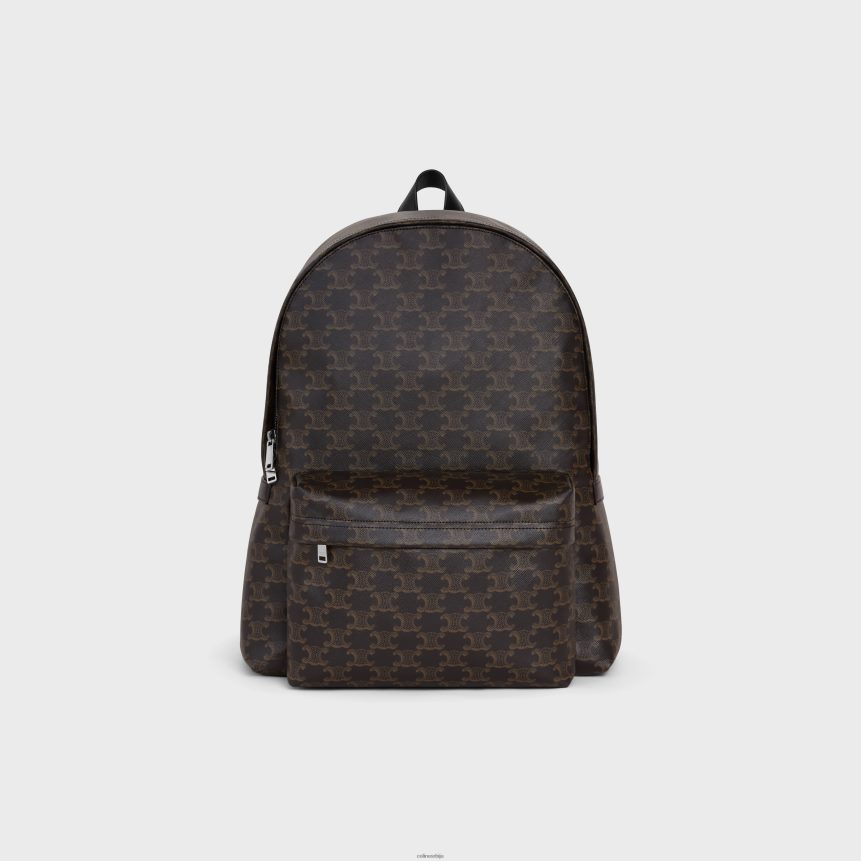 средњи ранац од триомпхе платна и телеће коже црн CELINE Z2BBHT2086 Прибор мушкарци